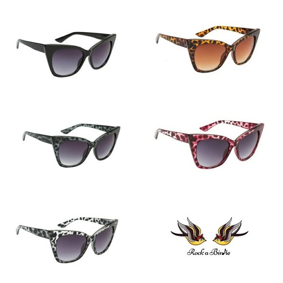 Black Cat Eye Sunglasses (various colors) - Picture 3 of 7
